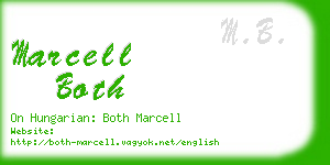 marcell both business card